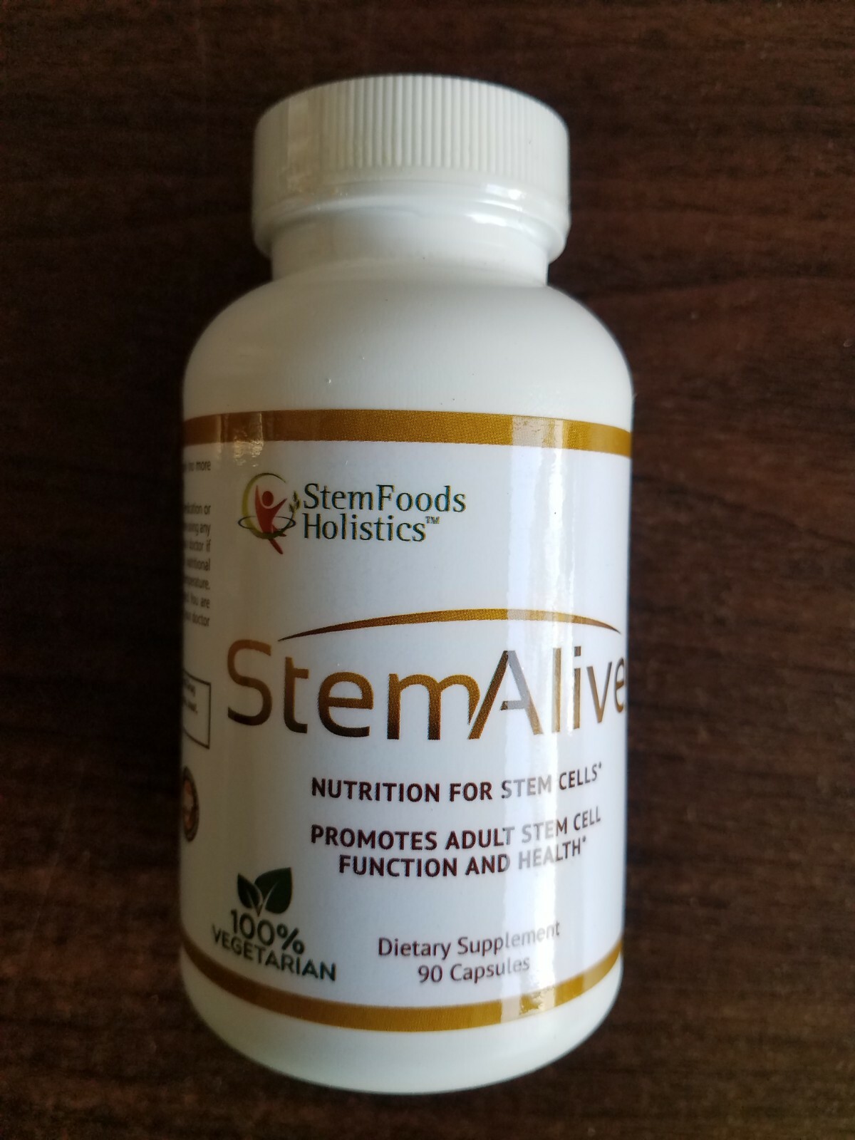 STEM ALIVE STEM FOODS HOLISTICS CELULAS MADRE 90 CAP,EXP 01/2025 NEW & FRESH