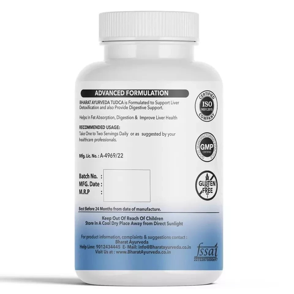 BHARAT AYURVEDA TUDKA – Liver Detox Supplement | Bile Salt – 100 Capsules U919