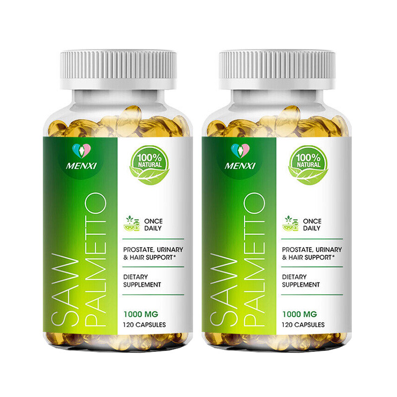 Saw Palmetto Extract 1000mg Prostate Supplement Urinary Men Health 120 Capsules