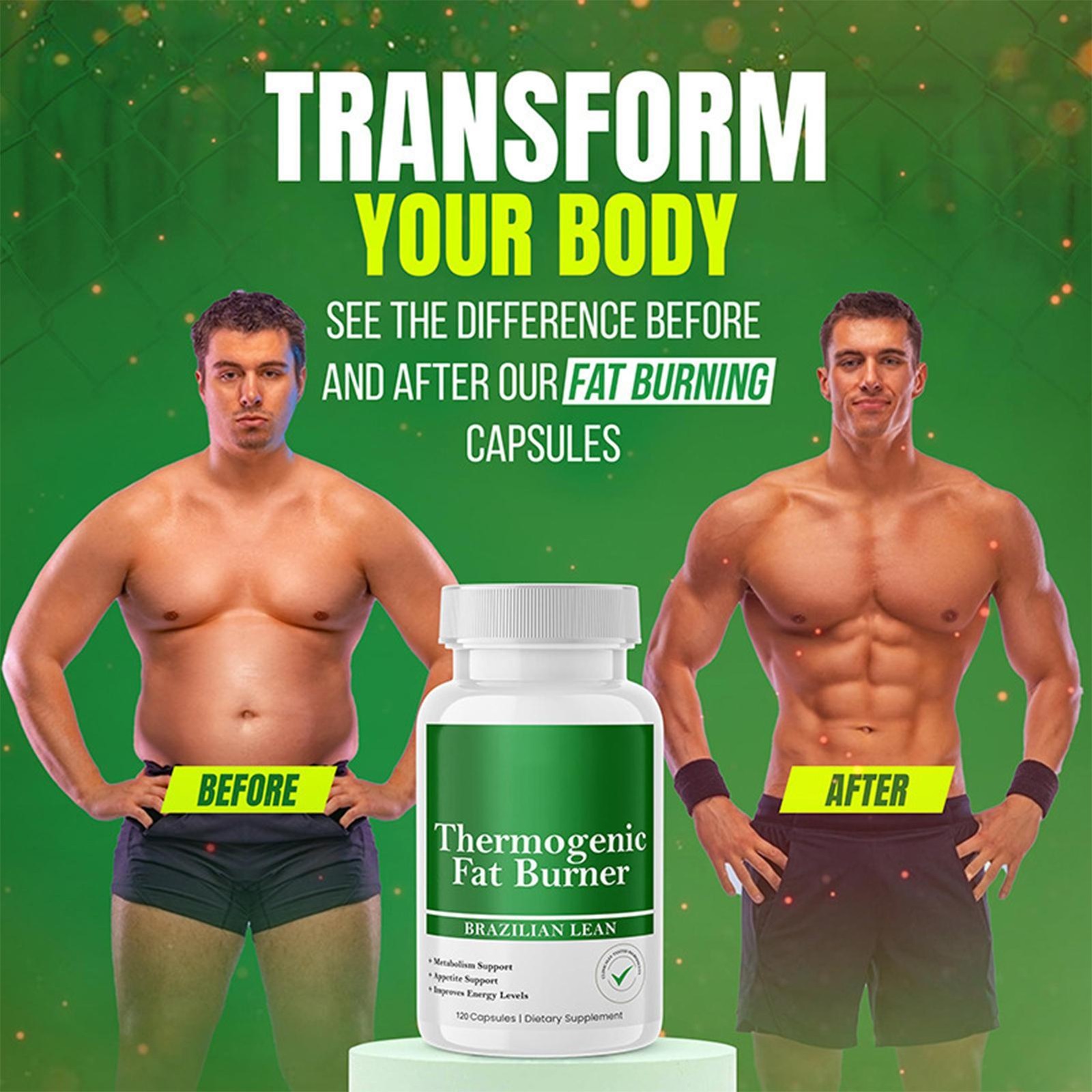 Burn Extreme High Strength Weight Loss Supplement – Caffeine-Free and Vegetarian