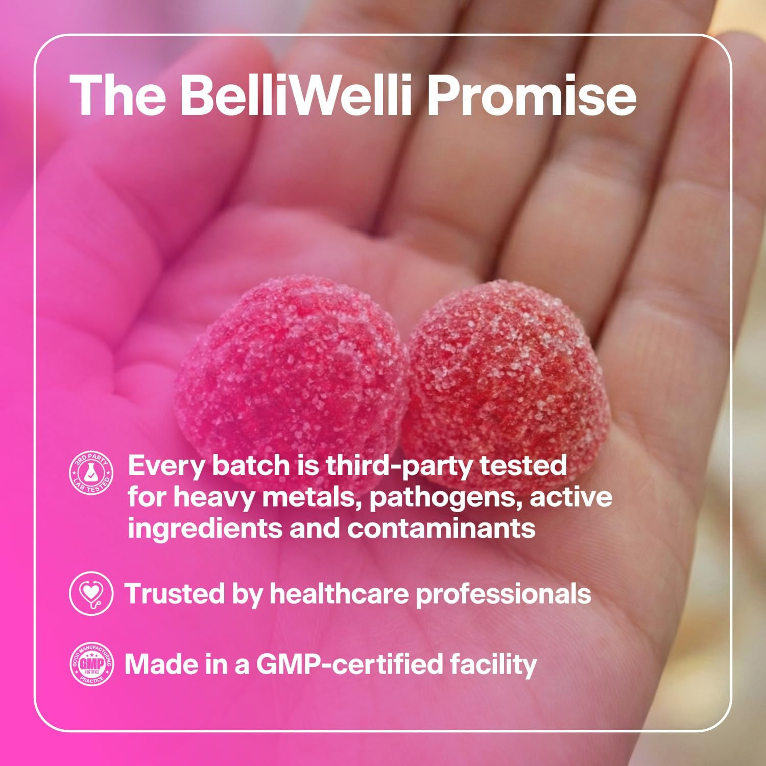 Belli Welli Fiber 4-in-1 Fiber Gummies Supplement with Added Probiotics, Collage