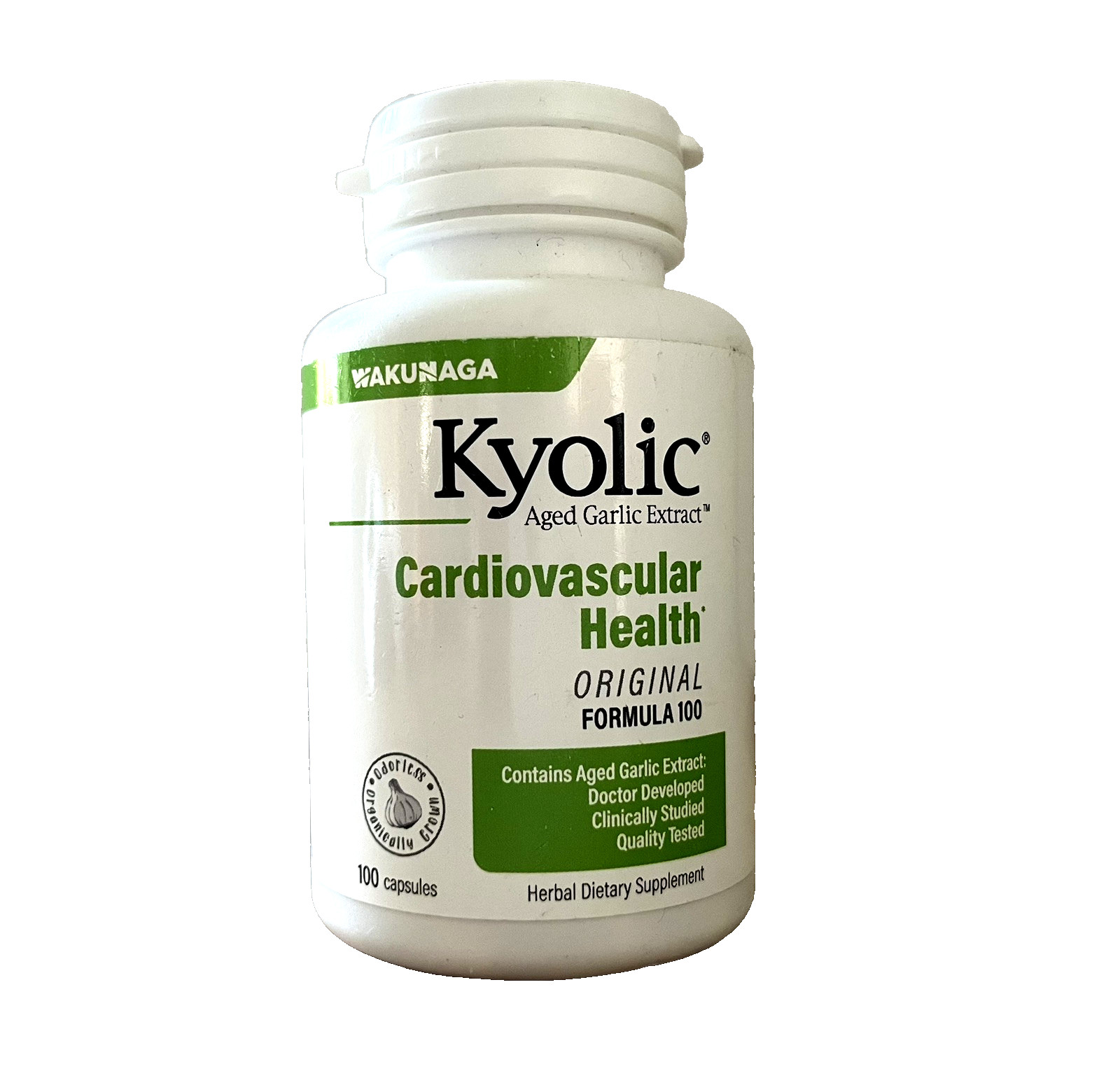 Aged Garlic Extract-Cardiovascular Health-Original-Formula 100- Exp. 08/2027-NEW