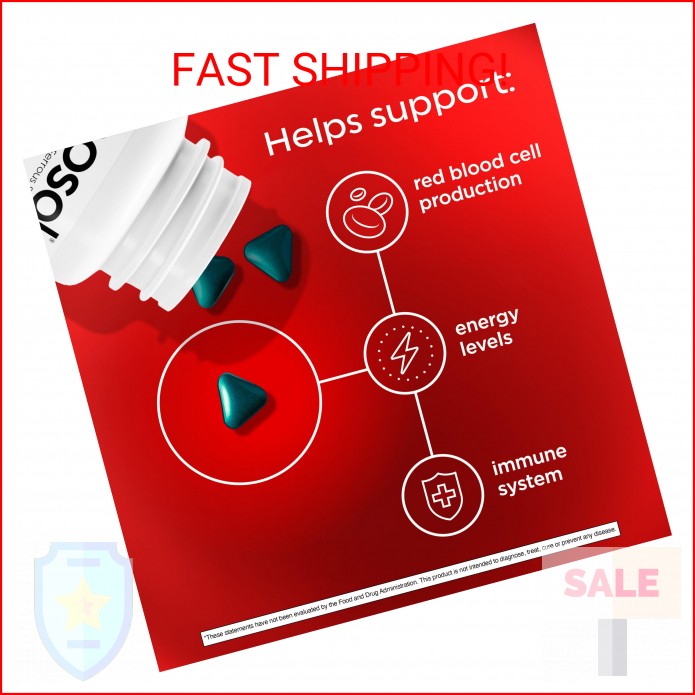 Feosol Original Iron Supplement Tablets, Non-heme, 65mg Iron per Pill, 1 Per Day