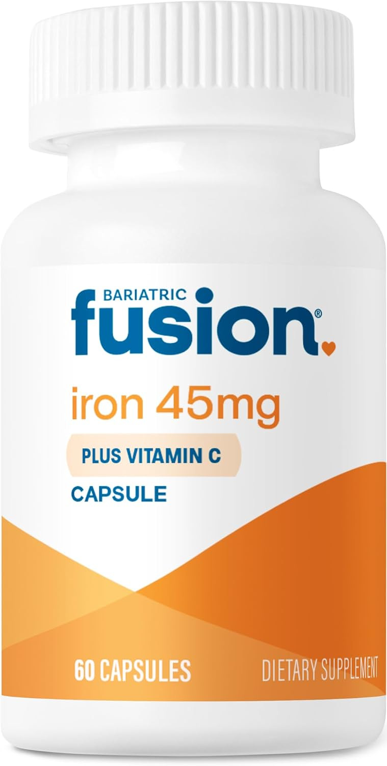 Bariatric Fusion Iron Supplement 45mg with Vitamin C | 1 Per Day | Vitamins f