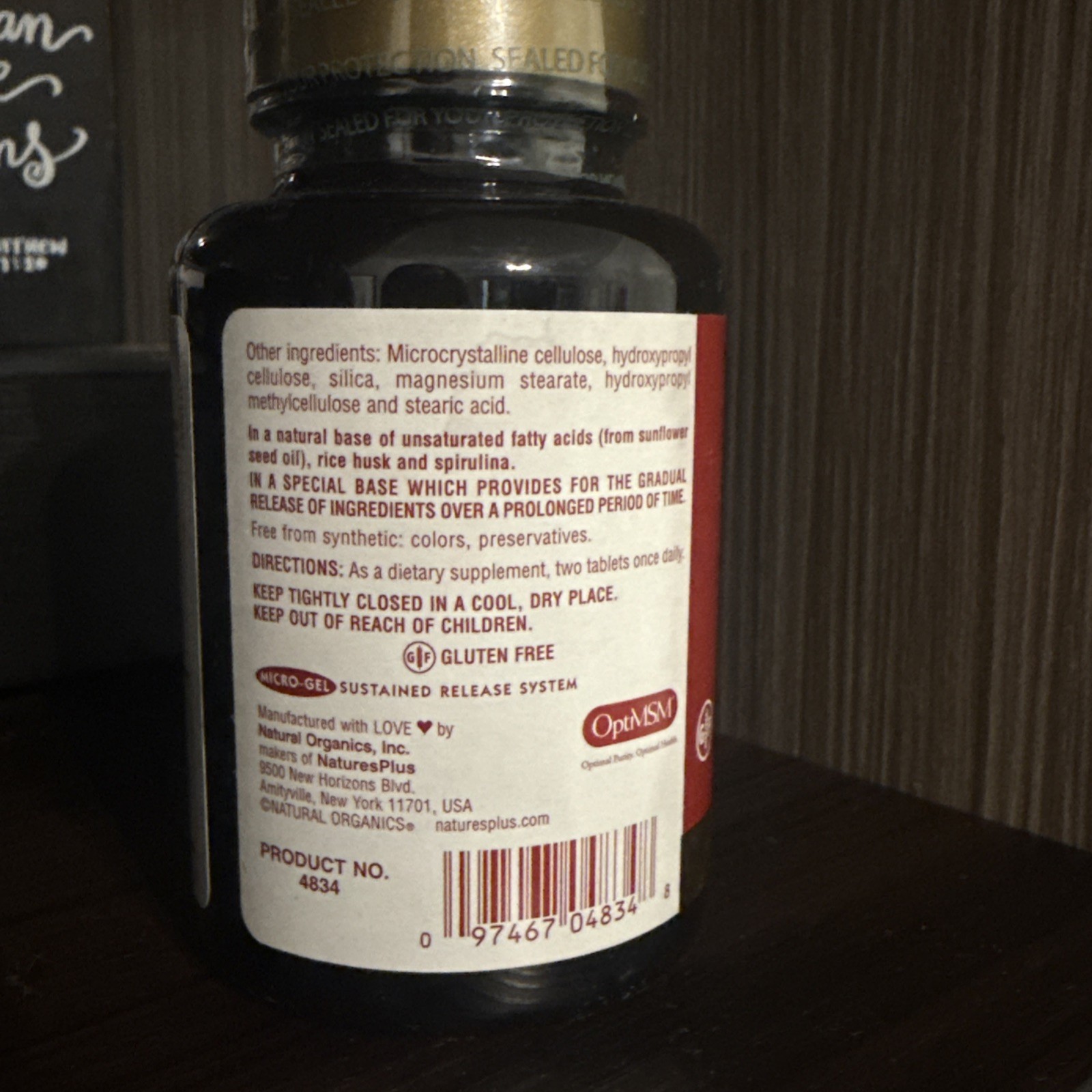 Natures Plus Ultra Hair Plus Sustained Release 60 tablets