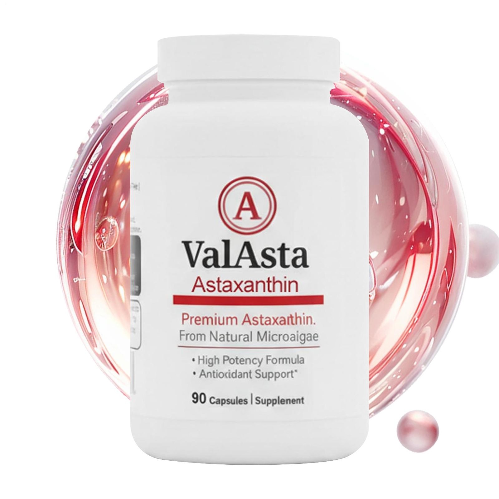 35mg,ValAsta Astaxanthin ValAsta Liquid Astaxanthin Capsules,Vegan, Non-GMO, Eas