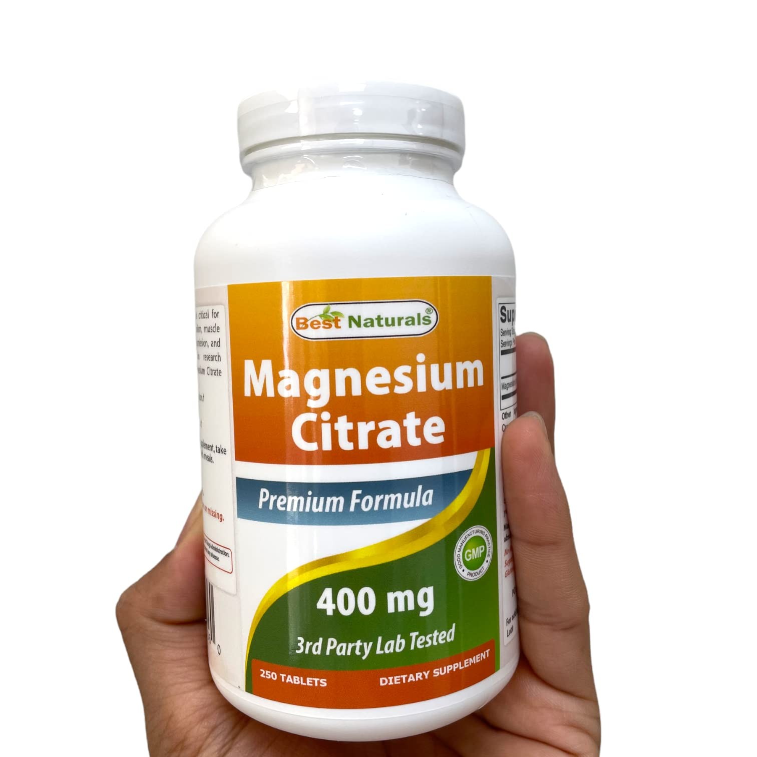 Best Naturals Magnesium Citrate (Citrato de 250 Count (Pack of 1), No Color