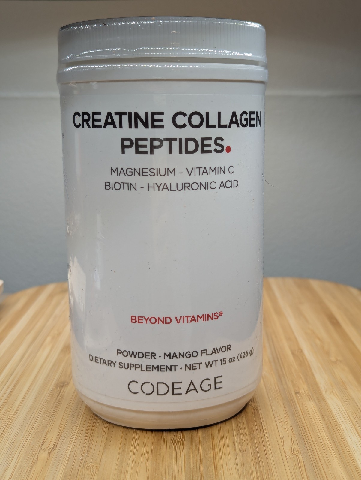 Codeage Creatine Collagen Peptides – Creatine Monohydrate Powder exp 12/28