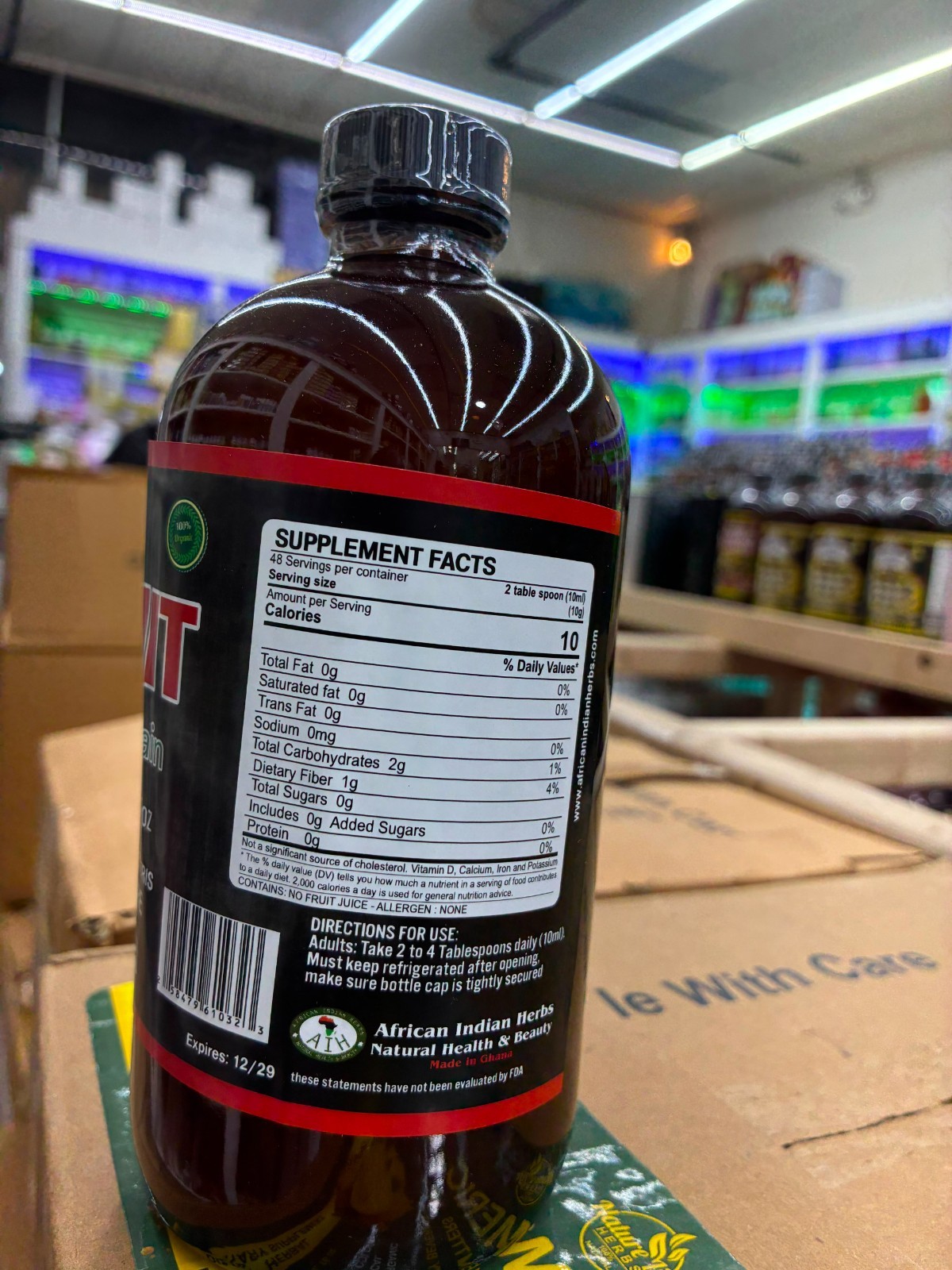 Shilajit Himalayan Mountain Tonic 16oz | Herbal Supplement