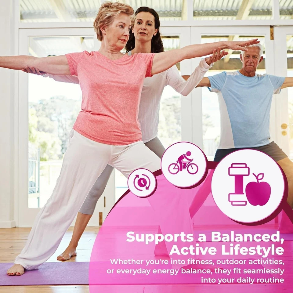 3PCS Rosabella Organic Beet Root 60 Capsules Natural Energy Boost Blood Pressure