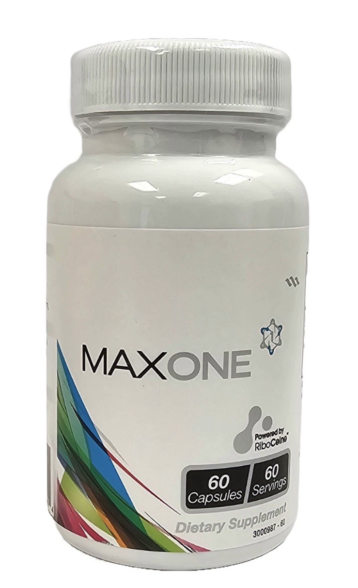 Max ONE, Riboceine, 60 Capsules, 30-Day Supply, Exp. 06/2026
