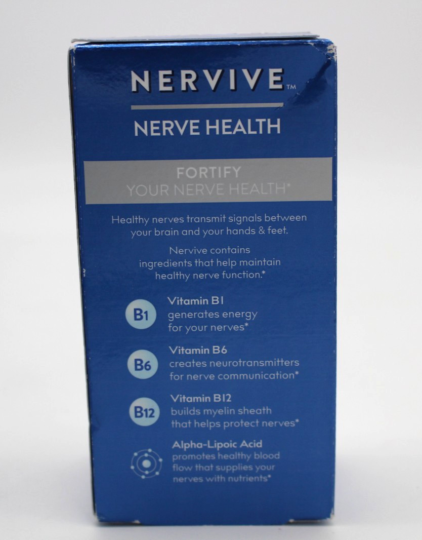 Nervive Nerve Health Blood Circulation Health 30 Tablets – EXP 11/2026