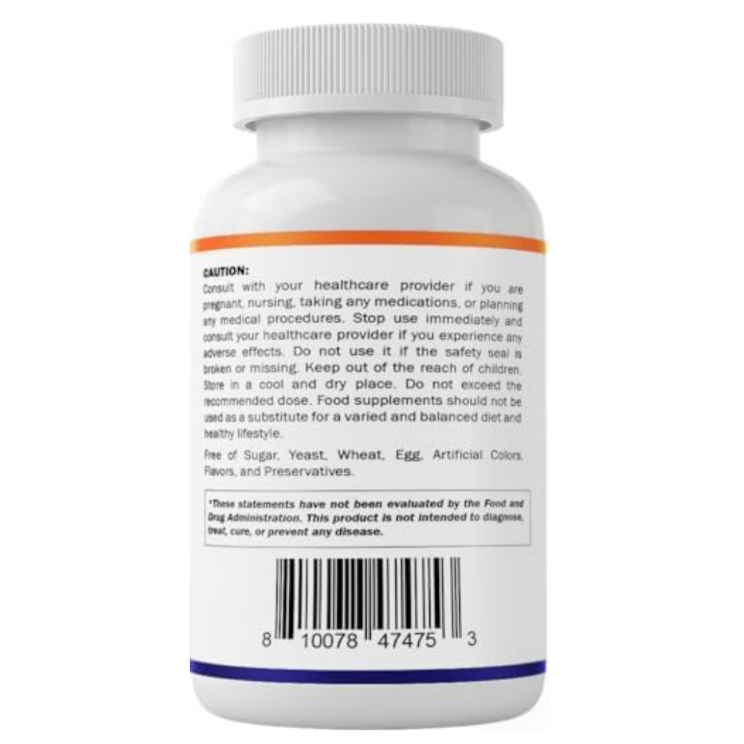 Vitamatic Lithium Orotate 5mg, 240 Veggie Capsules, Non-GMO, Gluten Free.