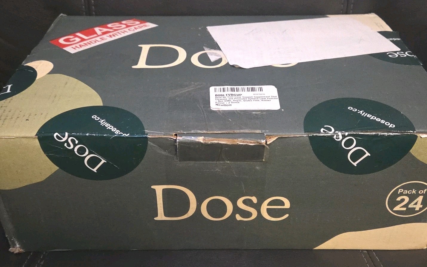 Dose For Your Liver 24pk Support Supplement Cleanse Defense 2oz Each Exp 08/2027