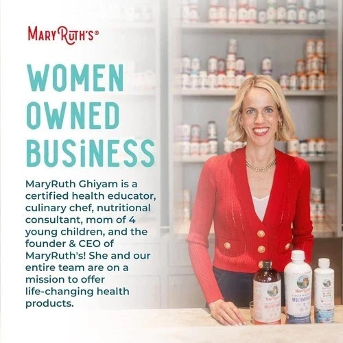 Mary Ruth’s Chlorophyll VEGAN Liquid Drops Peppermint Flavored 2 Fl Oz (60ml)