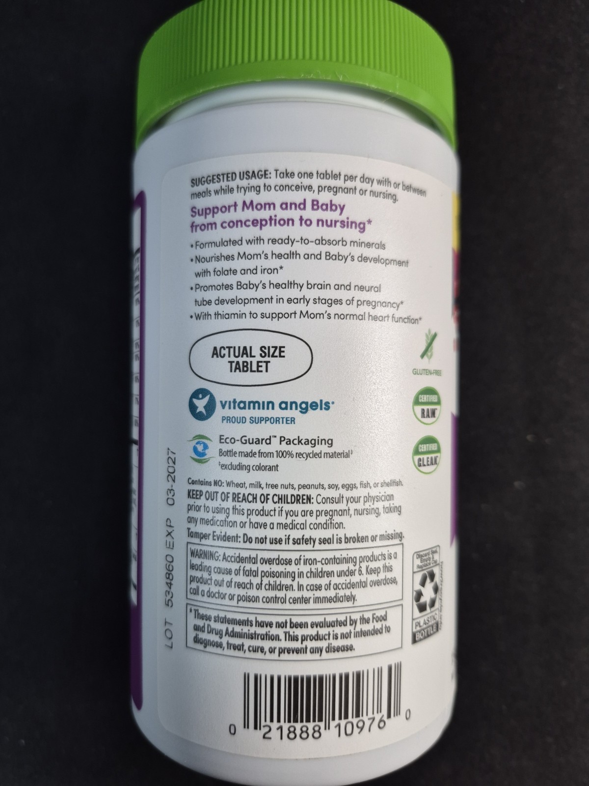 Rainbow Light Prenatal One High Potency Daily Multivitamin 150 Tablet 03/27