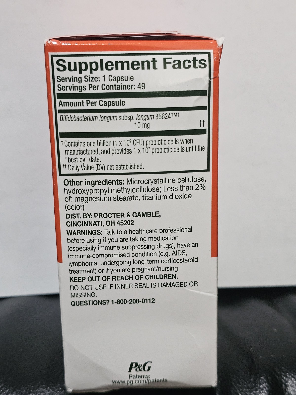 Align Probiotic Supplement Capsule – 49 Count Exp 02/2028 Brand New!