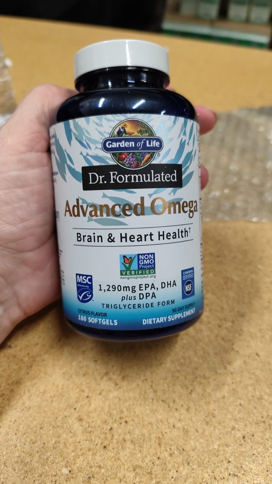Garden of Life Dr. Formulated Advanced Omega 180 Softgels New EXP 03/2028