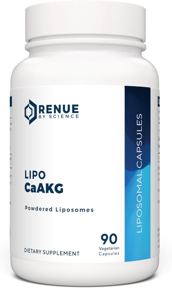 RENUE By Science CaAKG-Calcium Alpha-Ketoglutarate-(Liposomal) Supplement 300 mg
