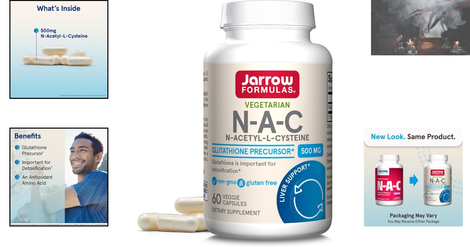 60-Day Supply N-A-C 500 mg – Enhance Liver Health with Antioxidant Capsules