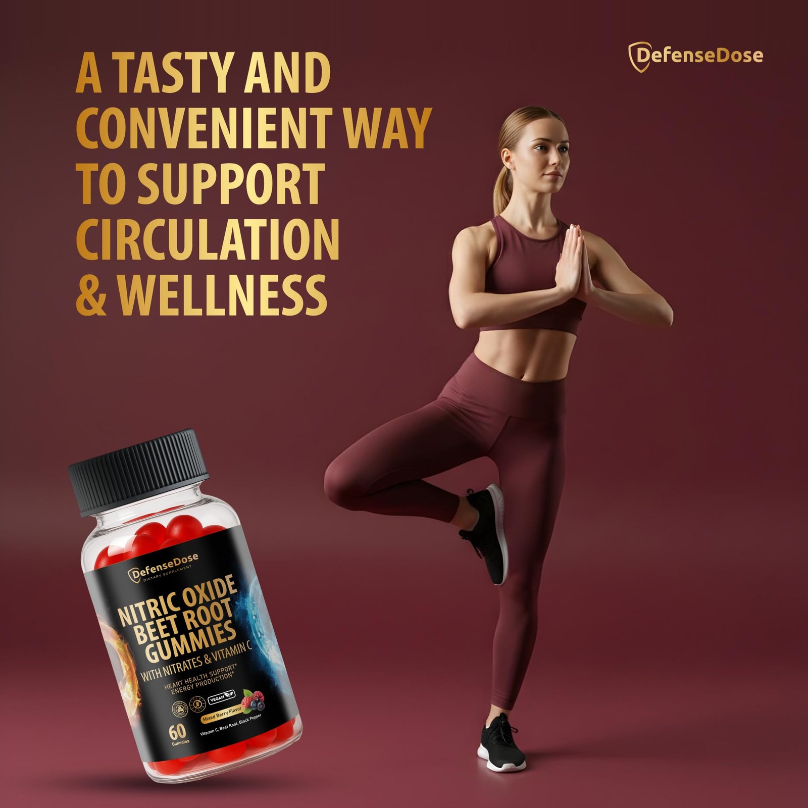 Beet Root Gummies – Advanced Nitric Oxide Blood Pressure & Heart Soft Chews S…