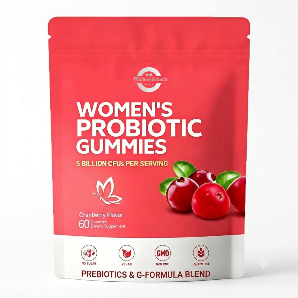 Vaginal Probiotics for Women, Feminine Balance pH Gummies 60ct/1bag