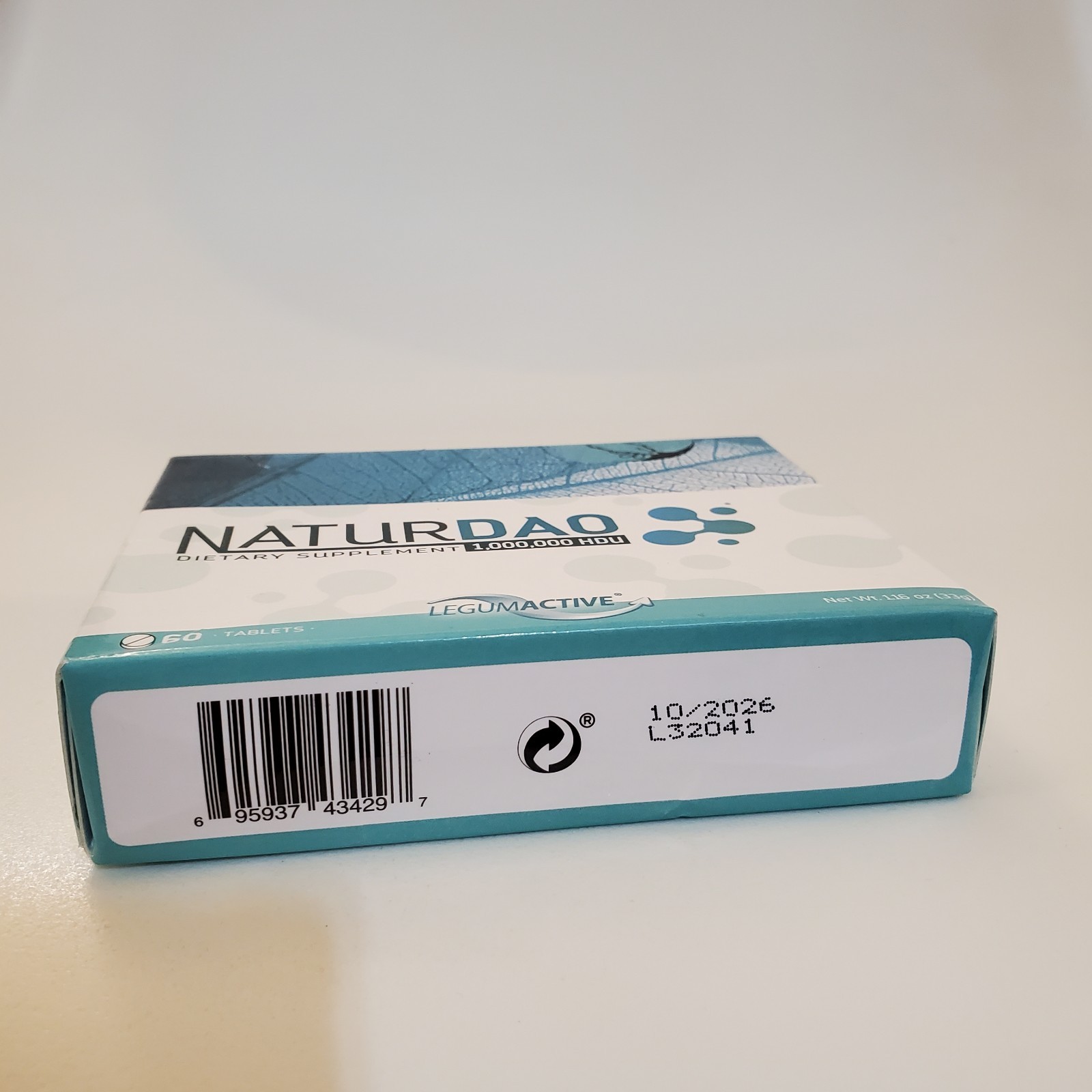 NATURDAO® DAO enzyme 1,000,000 HDU per tablet – DAO Enzyme Supplement 60 tablets