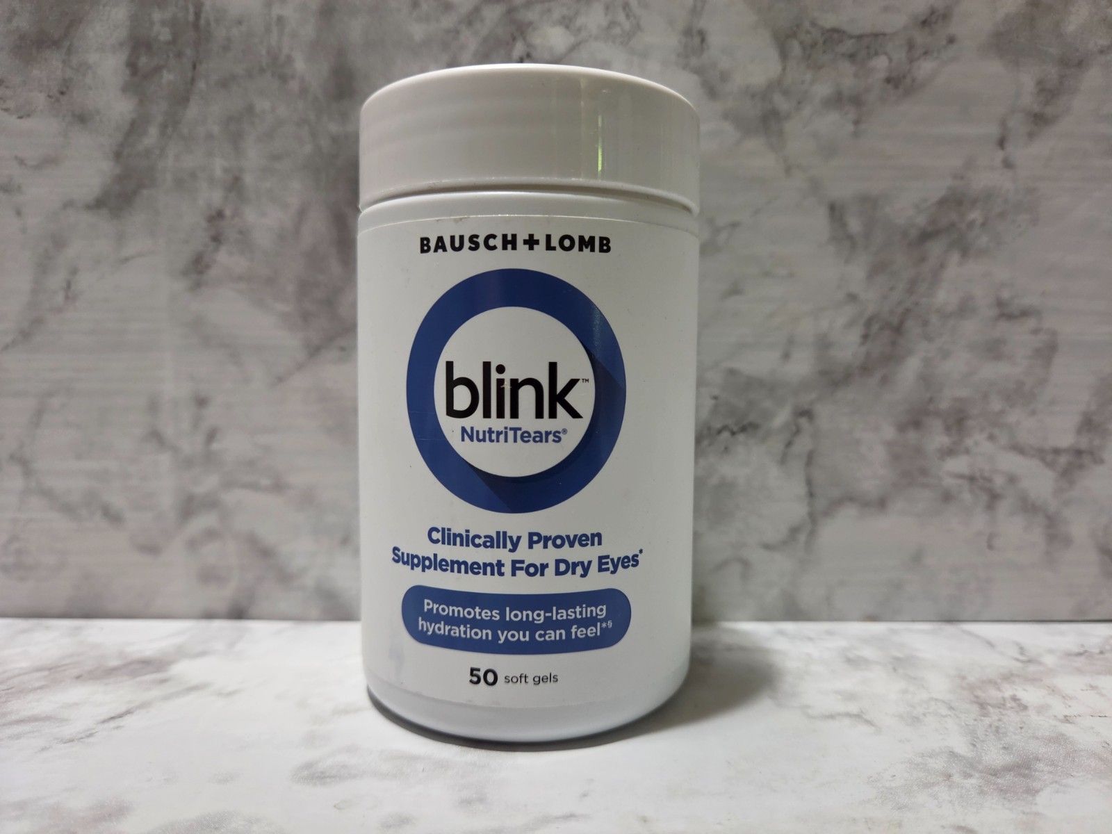 Bausch + Lomb Blink NutriTears for Dry Eyes Vitamin 50 Soft Gels 4/2026