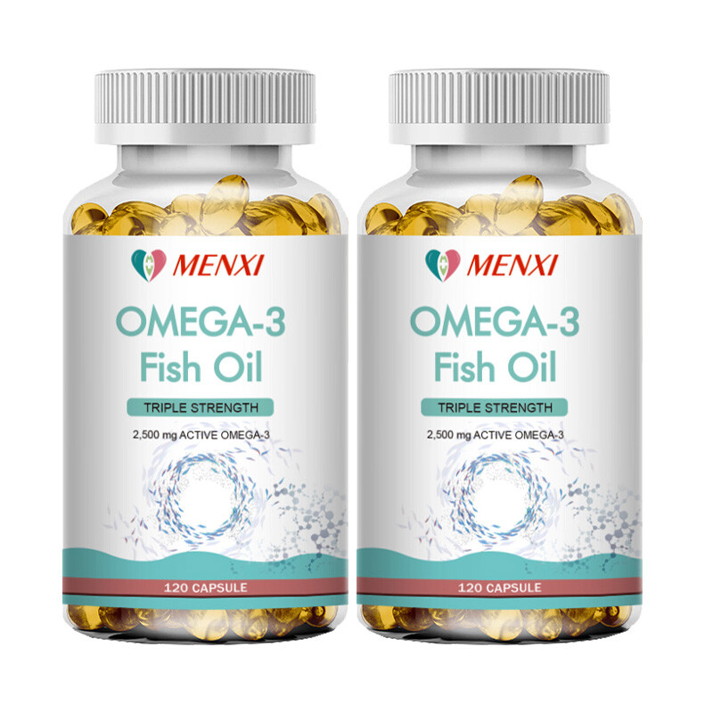 Omega 3 Fish Oil Capsules 3x Strength 3600mg EPA & DHA, Highest Potency 240Caps