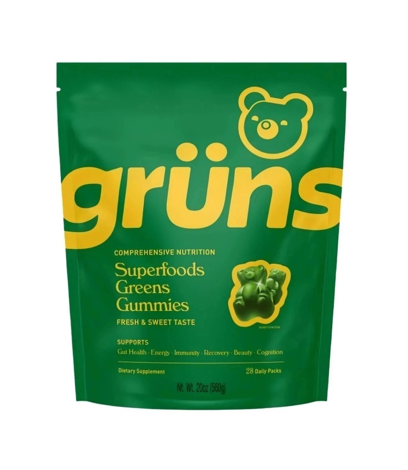 Superfood Greens Gummies for Gut Health, Energy & Immunity