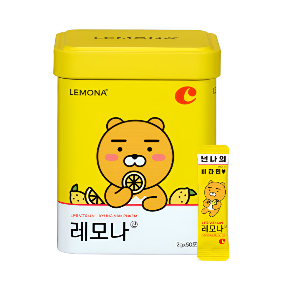 Lemona Vitamin C 500mg powder 50 sticks Kakao Friends