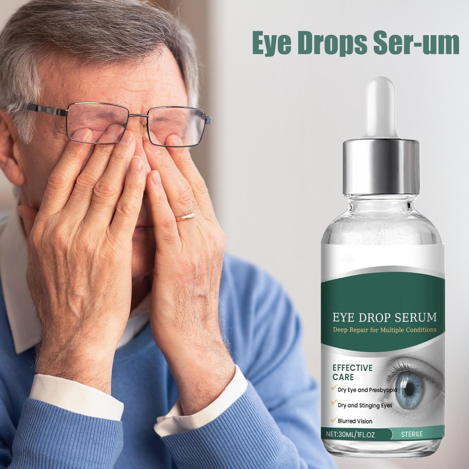Eye Health Drops Nano Eye Drop Serum Dry Eyes Moisturizing Drops Relieve Fatigue