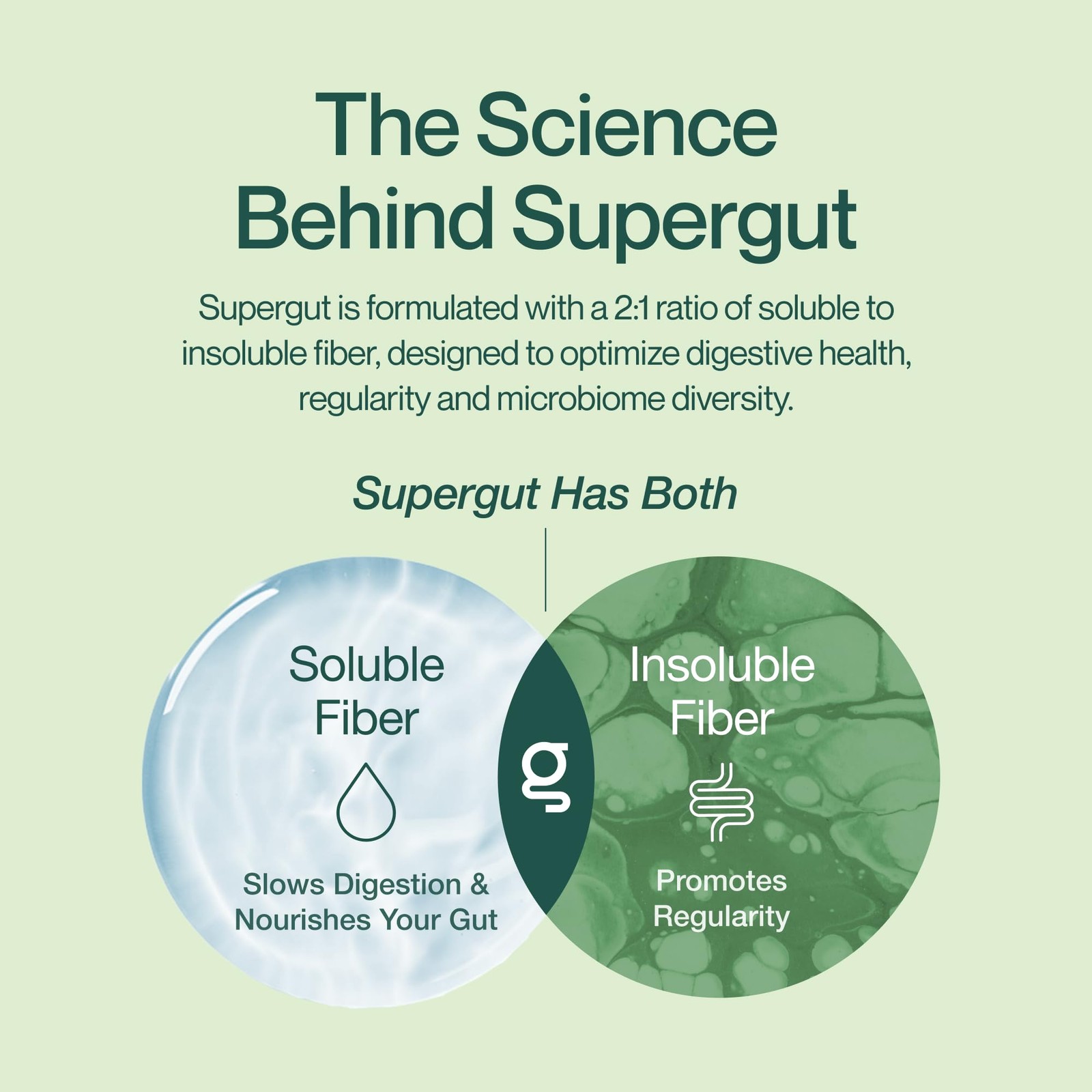 Supergut Foundational Daily Fiber, Vegan & Sugar Free Prebiotic Powder Blend …