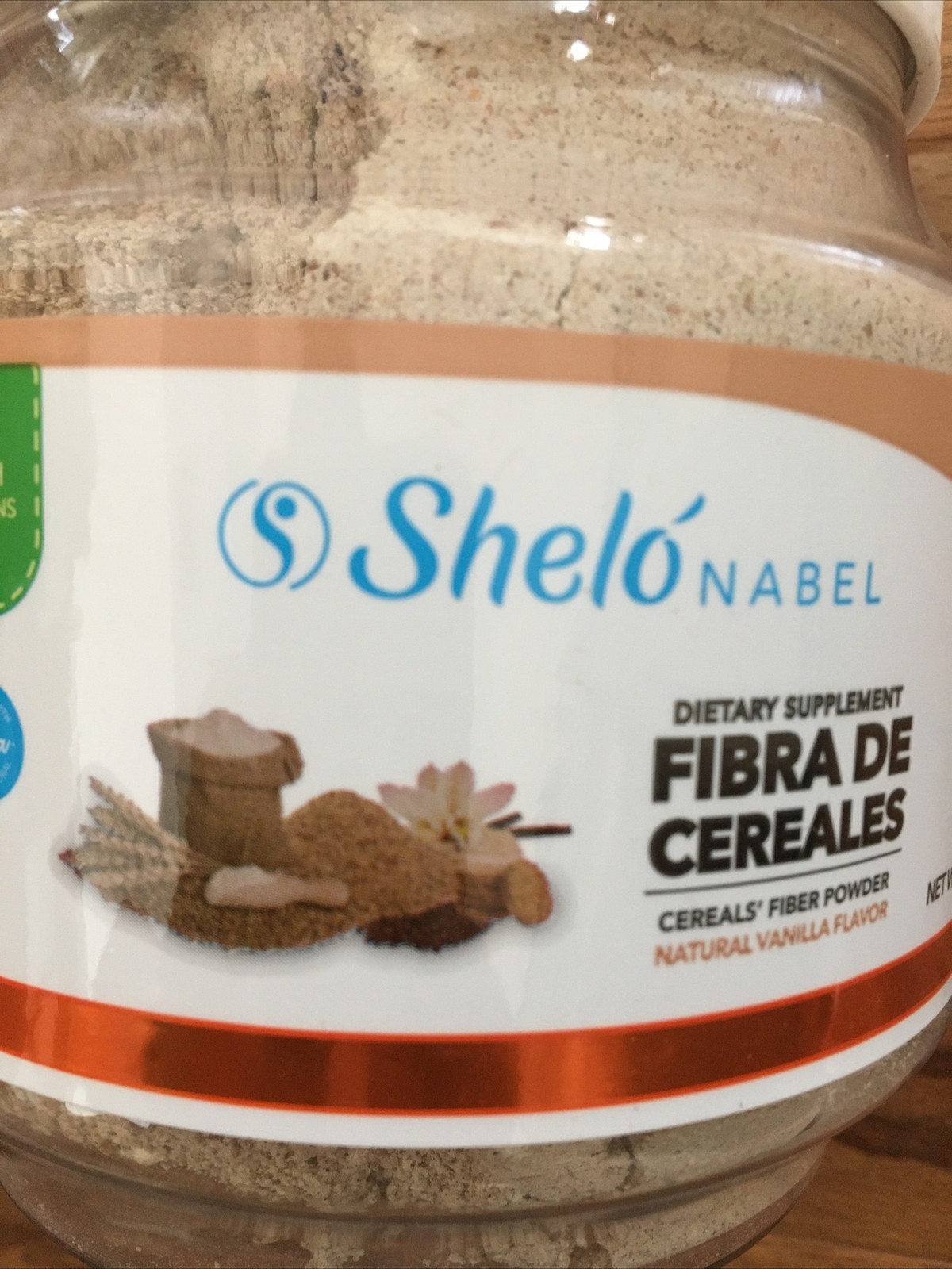 Shelo Nabel * Cereals Fiber Powder Fibra de Cereales en Polvo 460g New