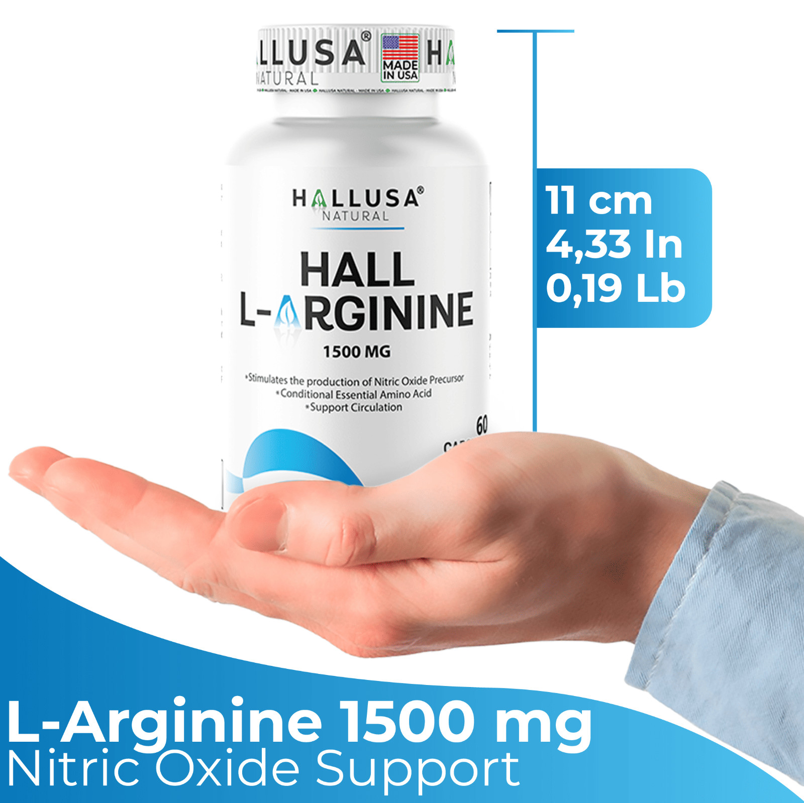 L- ARGININE – Supplement for Enhanced Performance – Essential Amino Acids