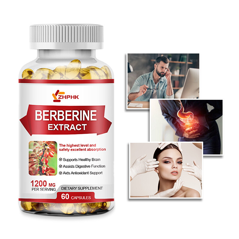 Berberine Capsules 1200mg High Potency Anti-inflammatory Blood Sugar Balance