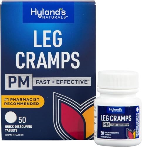 Leg Cramps PM Tablets with Quinine – 50 Count, Pack of 6 for Nighttime Relief