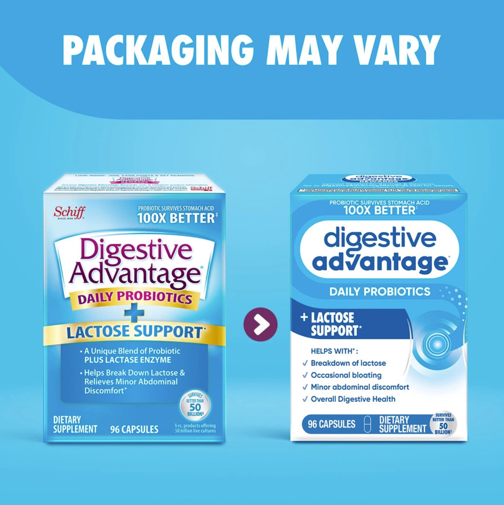 Digestive Advantage Lactose Defense Capsules 96ct Digestive Immune Support