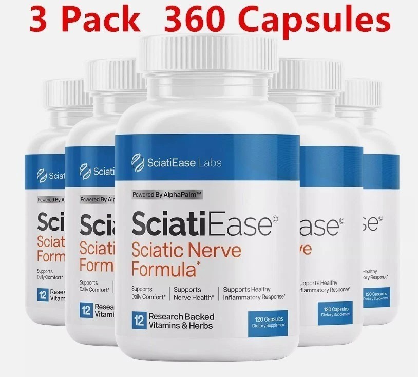 1-3Pack SciatiEase Labs Sciati Ease Sciatic Nerve Formula 120 Cap ! Exp 2027