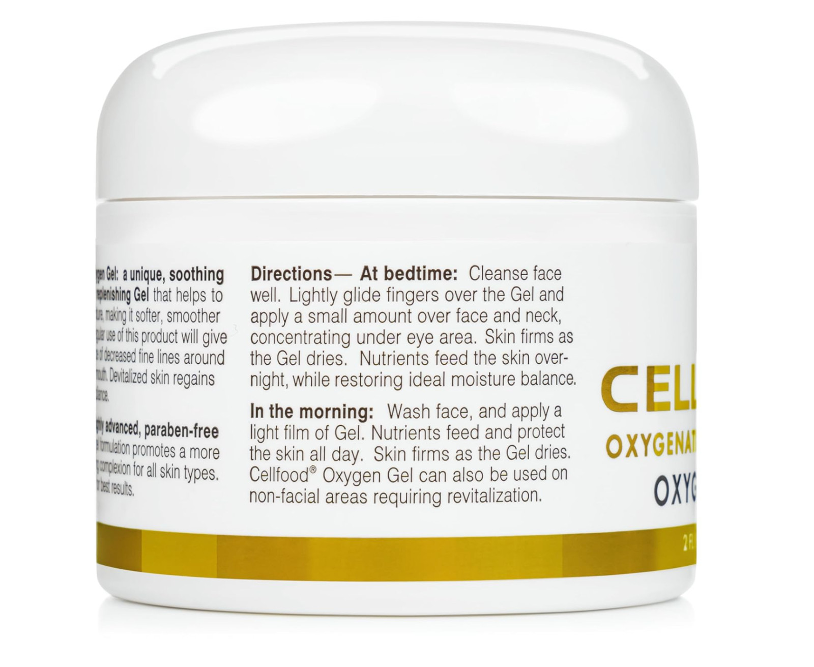 CELL FOOD Oxygen Gel, 2 fl oz – Nutrient Rich Provides Moisture & Protection NEW