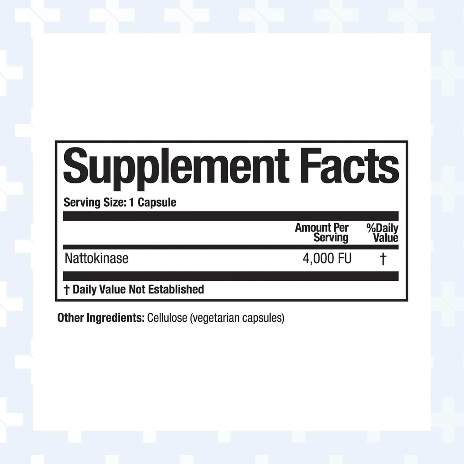 Nattovena Pure Nattokinase Supplement – Double Strength 4,000 FUs, 180 Capsules
