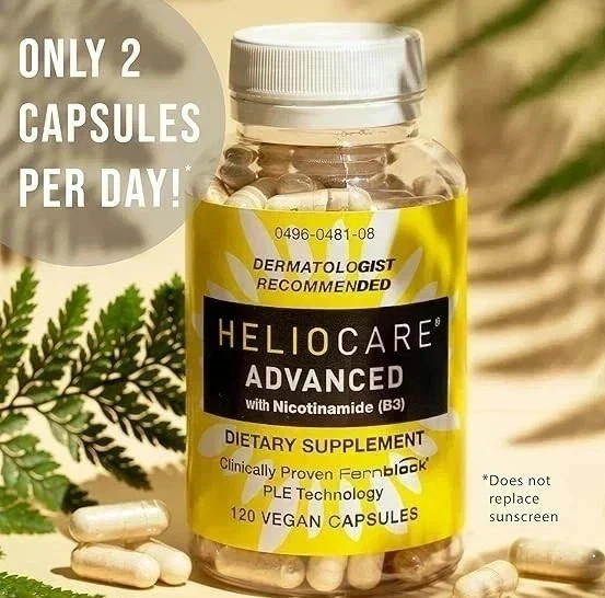 Heliocare Advanced Nicotinamide B3 Skin Health 120 Capsules Exp: 07/2027 NEW