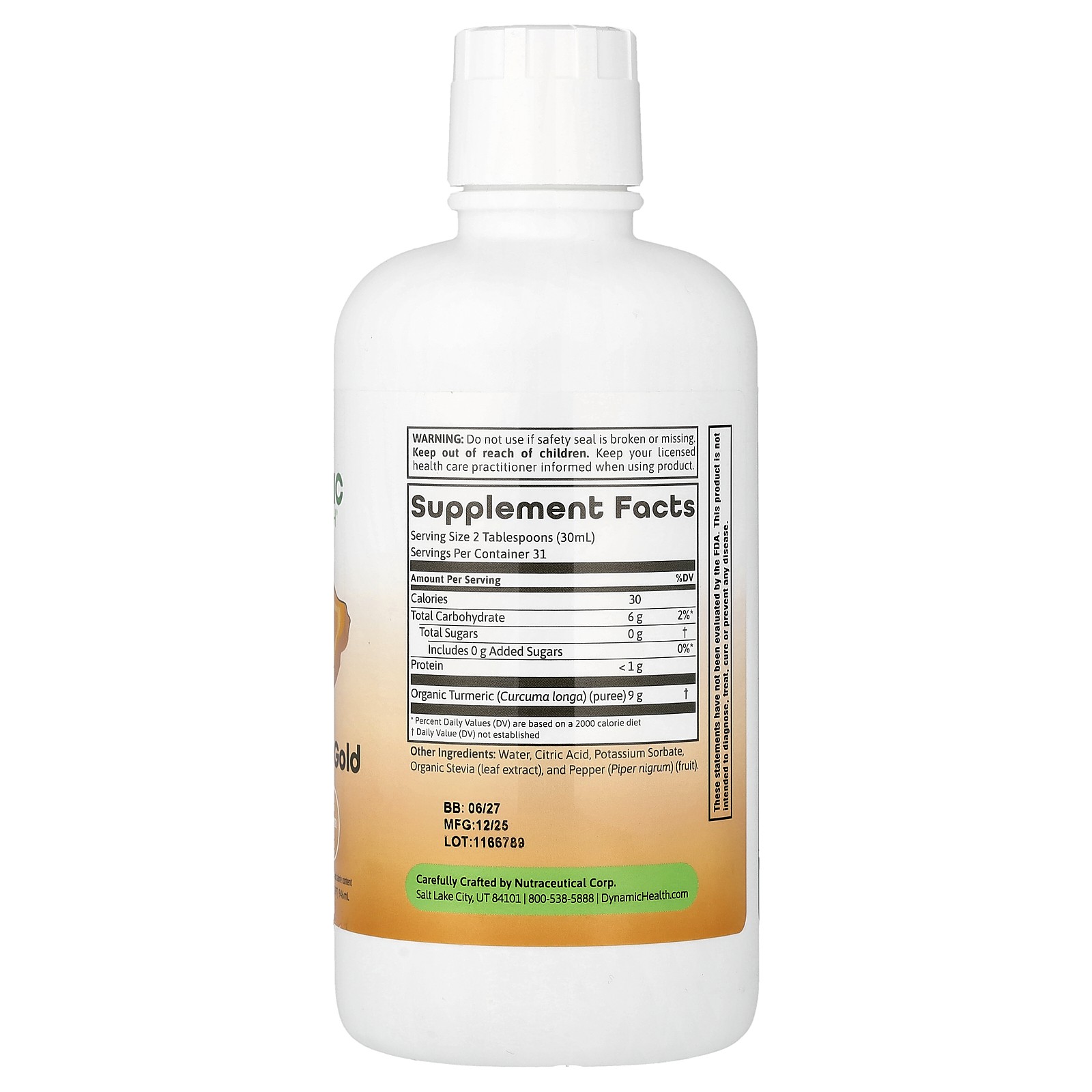 Turmeric Gold, 32 fl oz (946 ml)
