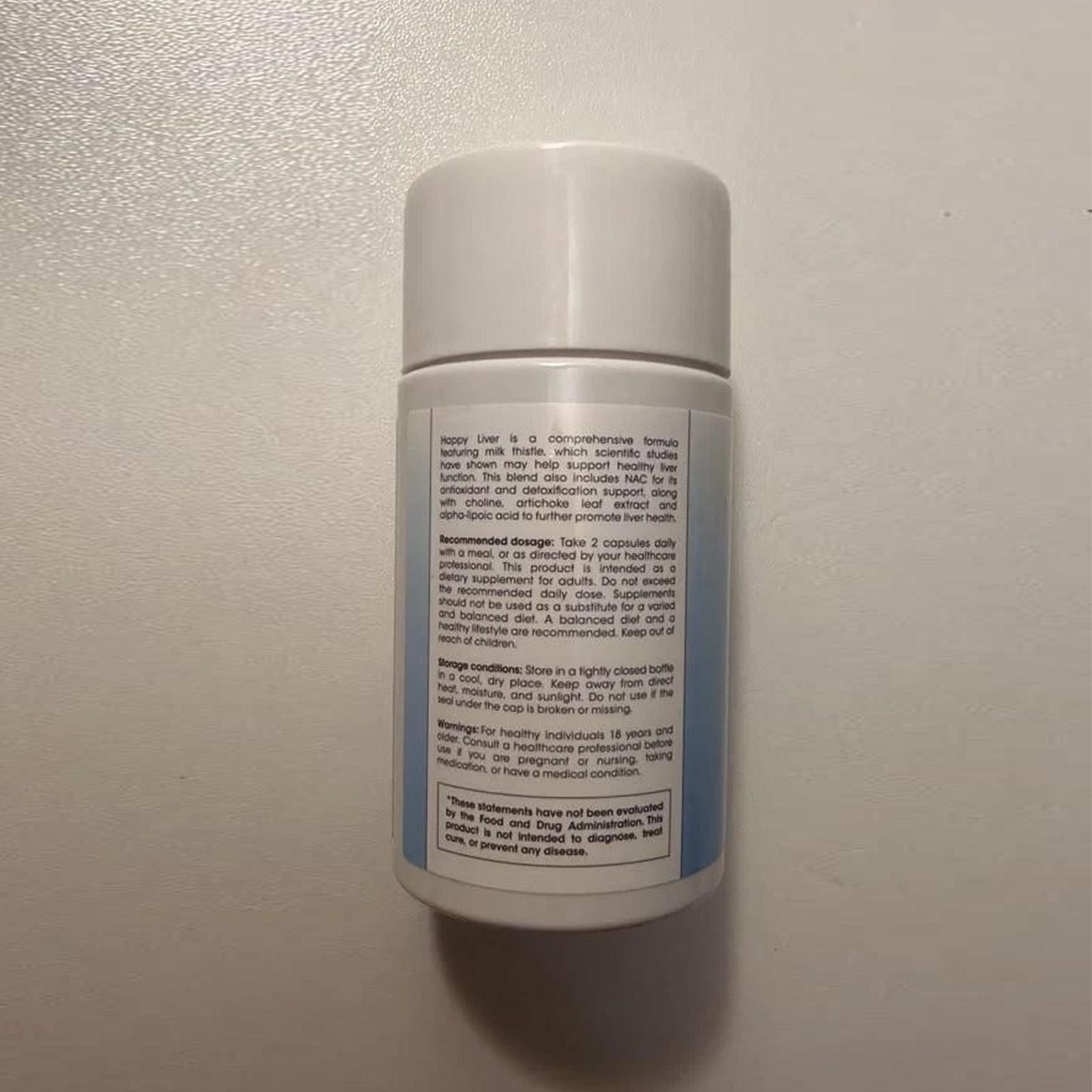 Happy Liver by Ritual Labs 60 Vegetarian Caps Dietary Supplement Healthy Liver