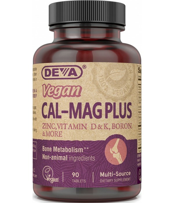 Deva Vegan Cal-Mag Plus (Multi Source), 90 Tablets