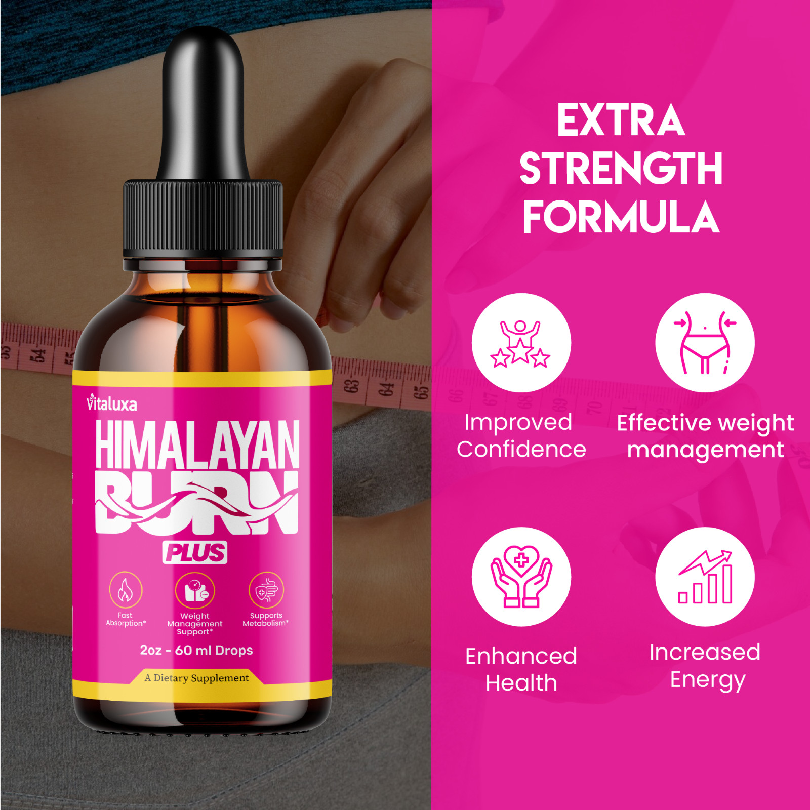 (5 Pack) Himalayan Burn Plus Drops Himalaya Burn Plus Advanced Supplement (10oz)