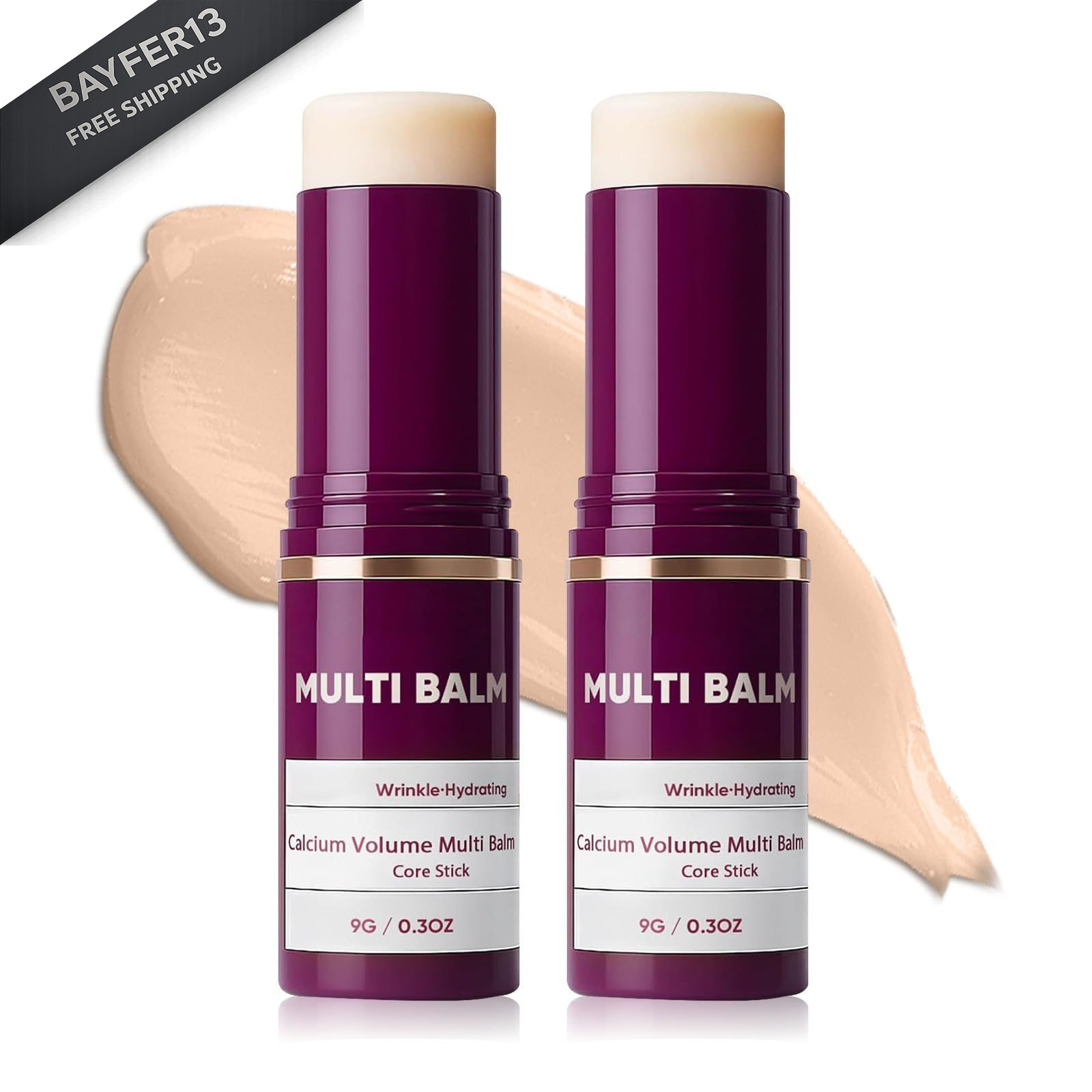 2 Pcs Calcium Multi Balm, Volume 1 Fl Oz (Pack of 1)