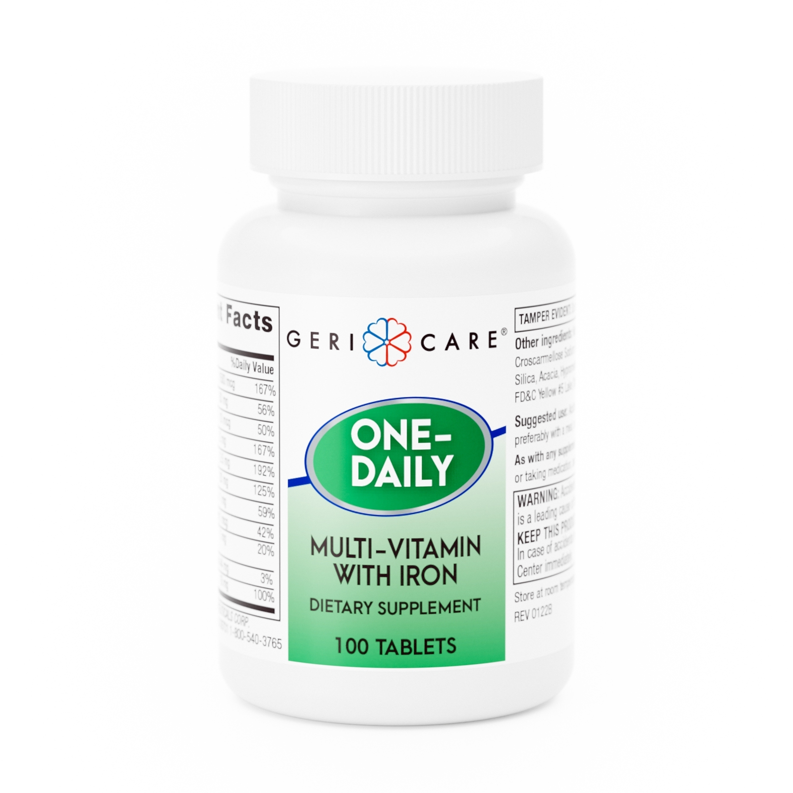 Geri-Care Multivitamin Tablet Various Strengths 1 Bottle 100 per Bottle