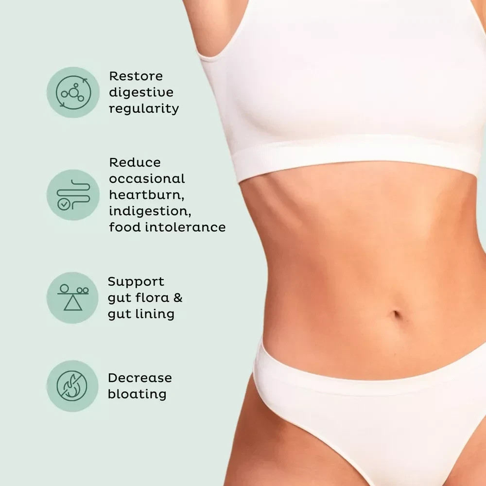 Emma Gut Health Supplement for Gas & Bloating Relief,Leaky Gut Repair,60 Capsule