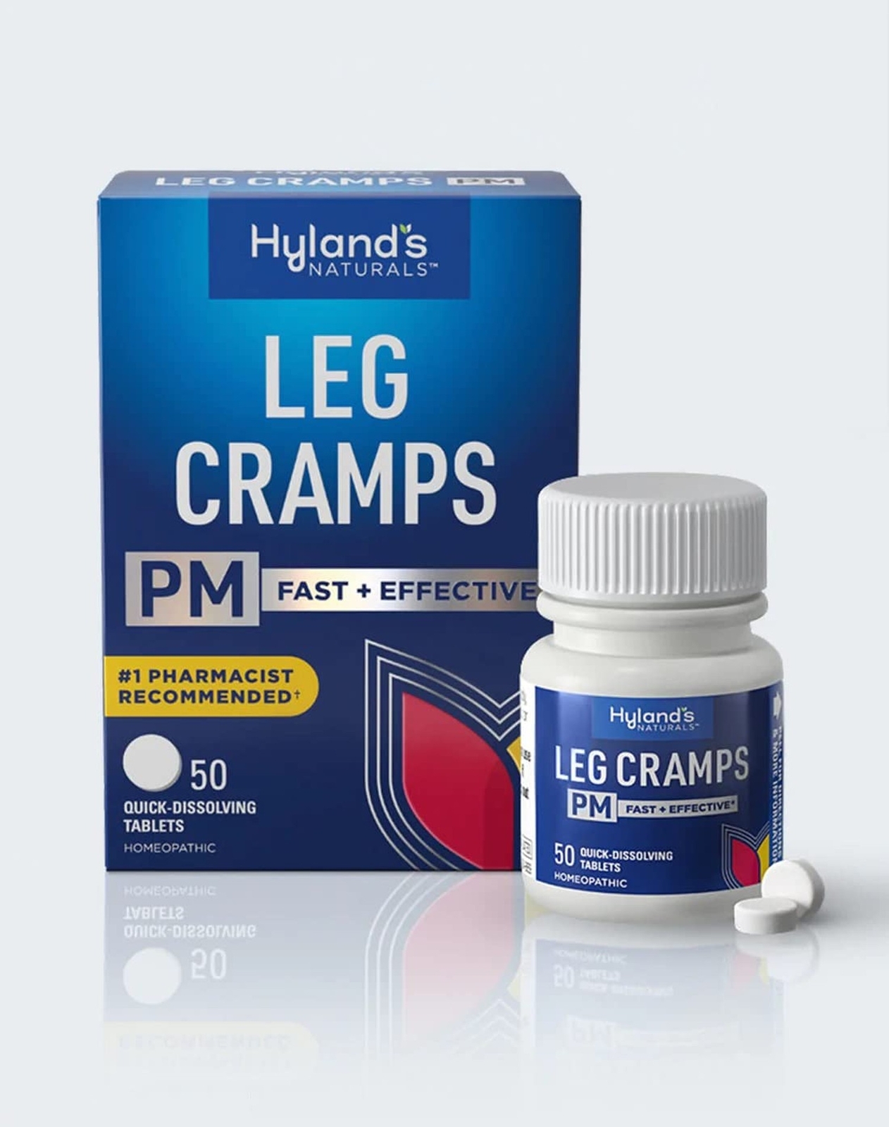 Hyland’s Leg Cramps PM Tablets, 50 Count (Pack of 2)